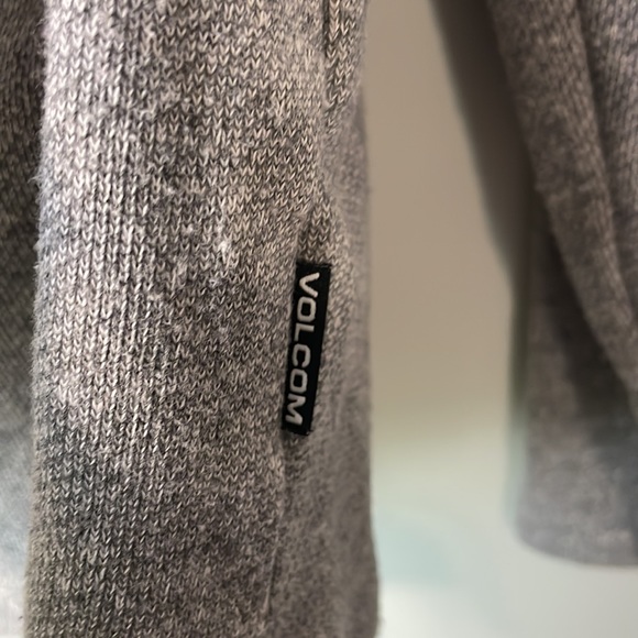 Volcom grey hoodie in size small. - Picture 3 of 7